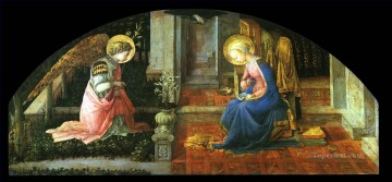 受胎告知クリスチャン・フィリッピーノ・リッピ Oil Paintings
